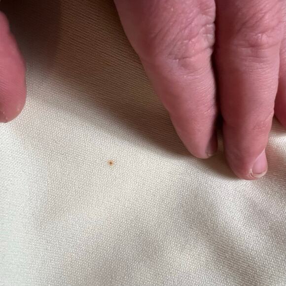 VINTAGE 60s Cocktail Dress Size 0 Diamond Waist Plunge Neck Sleeveless White - Picture 5 of 5